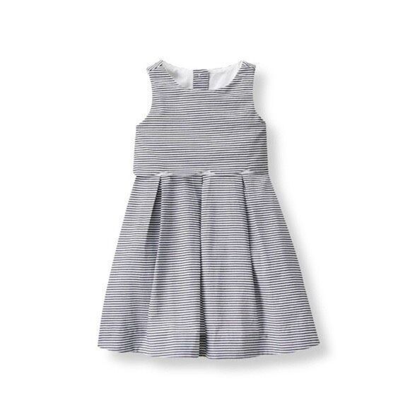 Janie and Jack Striped Nautical Santorini Sunset Dress Size 3-6M Baby Girl - Picture 2 of 10